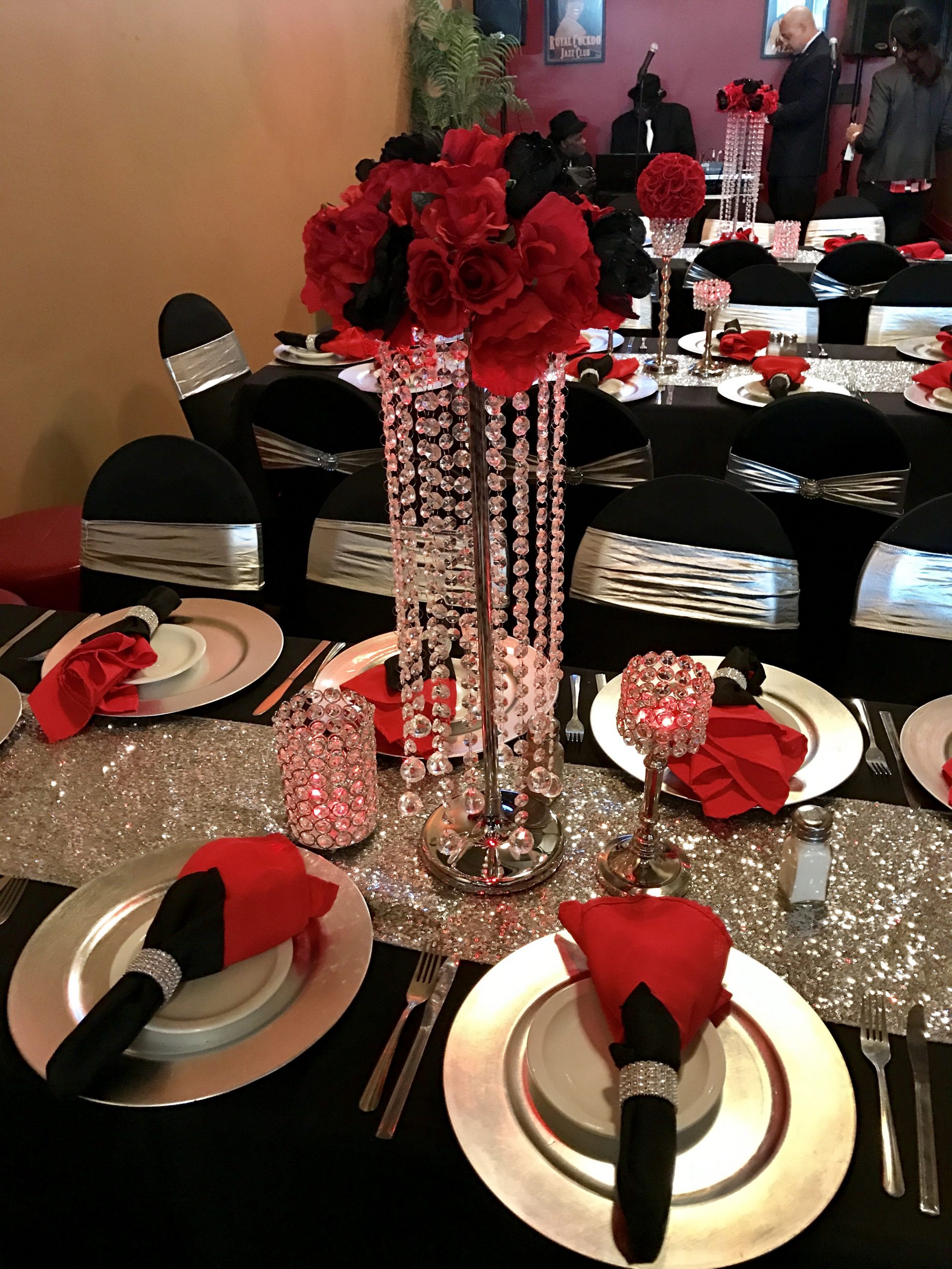Red, Black and Bling Birthday Party – 1/23/17 – My Party Queen